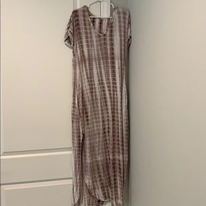 Tie die Maxi dress